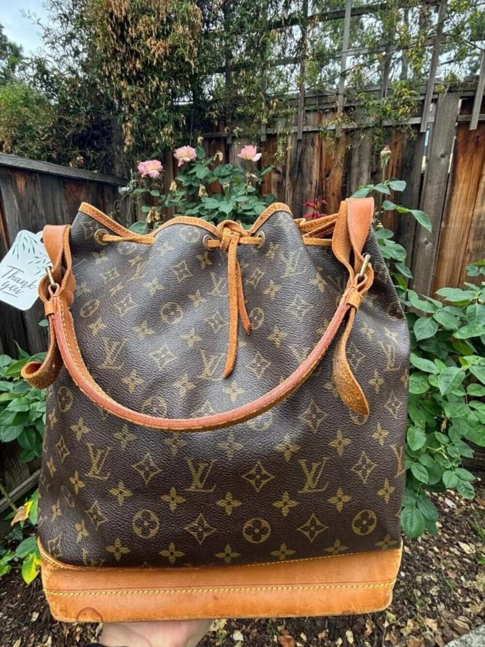 Louis Vuitton Monogram Noe Shoulder Bag - Picture 3 of 14